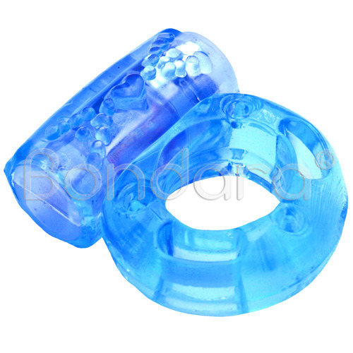 Bold Basics Blue Vibrating Cock Ring